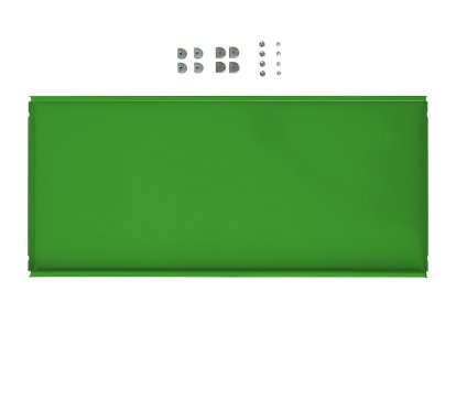 USM Haller Metall-Zwischentablar für USM Haller Regale, USM grün, 75 cm x 35 cm