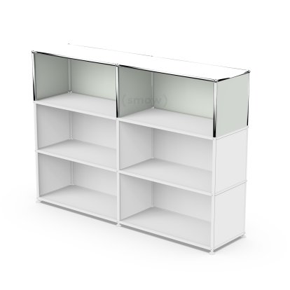 USM Haller Anbaupaket Vertikal 2, Lichtgrau RAL 7035, 35 cm