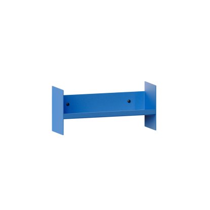 Pli Wandregal Slim, 30 cm, Azurblau, Ohne Haken