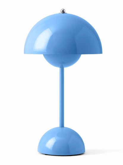 Flowerpot VP9 Akkuleuchte, Swim blue