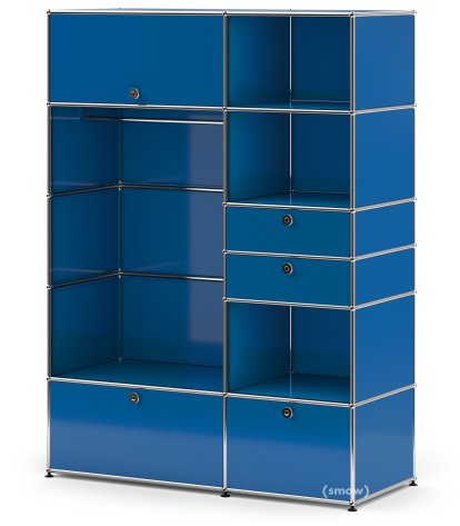 USM Haller Garderobenschrank Typ I, Enzianblau RAL 5010