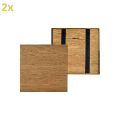 Holzauflage für USM Haller Regale, Größe L, 35 cm x 35 cm, Eiche, naturgeölt