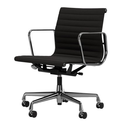Aluminium Chair EA 117, Verchromt, Hopsak, Dunkelgrau