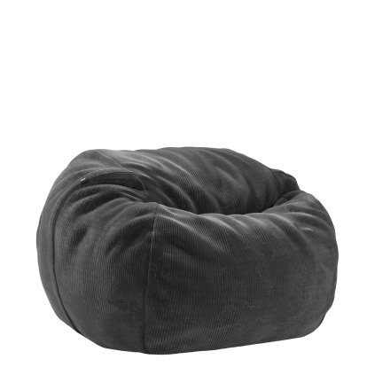 Vetsak Beanbag, M (H 70 x Ø 110 cm), Cord velours - Dark grey