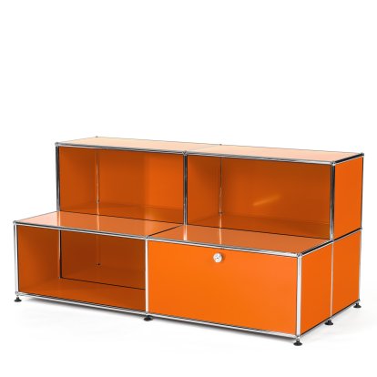 USM Haller Kinder Sideboard M mit Stufen, Reinorange RAL 2004