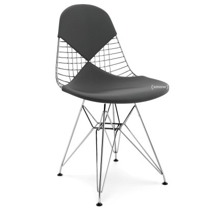 Kissen für Wire Chair (DKR/DKW/DKX/DKL/LKR), Sitz- und Rückenkissen (Bikini), Hopsak, Dunkelgrau