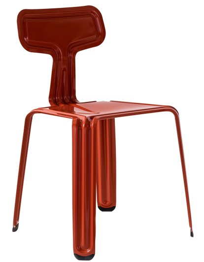 Pressed Chair, Richtig Rot glänzend