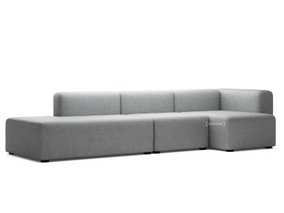 Mags Sofa mit Récamière, Armlehne rechts, Hallingdal - hellgrau