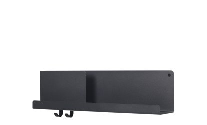 Folded Shelves, H 16,5 x B 63 cm, Schwarz