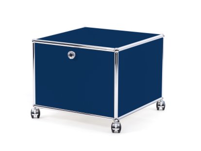 Details USM Haller USM Haller Druckercontainer USM Haller Druckercontainer, 50 cm, Stahlblau RAL 5011, Mit Rollen