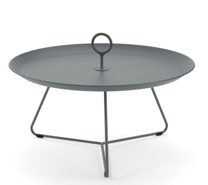 Eyelet Beistelltisch, H 35 x Ø 70 cm, Dark grey