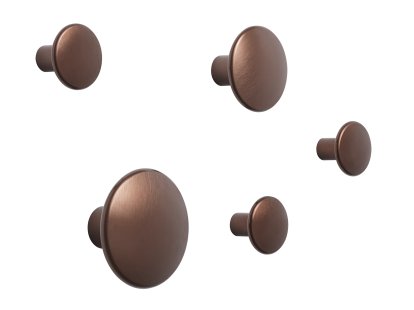 The Dots Metal 5er Set, Umbra