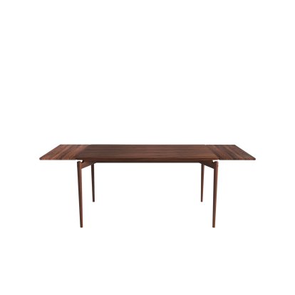 PUREdinner Table, 140 x 85 cm, Walnuss geölt, Mit 2 farbgleichen Erweiterungsplatten (L 140-240 cm)