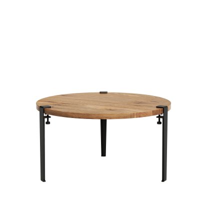 Tiptoe Couchtisch Brooklyn, Eiche recycled, Graphitschwarz