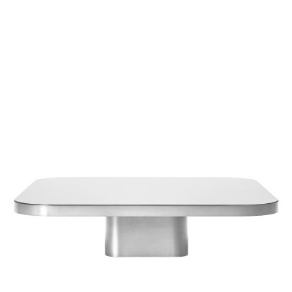 Bow Coffee Table, Aluminium, H 25 x B 100 x T 100