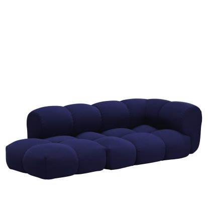 Sander Sofa Design 5, Armlehne rechts, Xtreme - Mitternachtsblau YS024