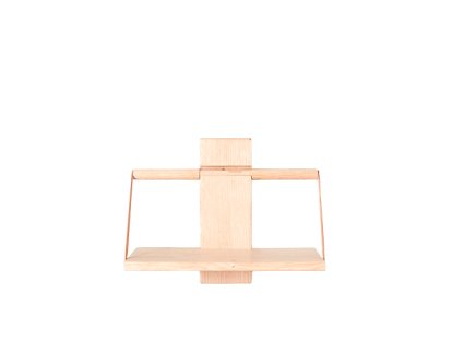 Wood Wall Wandregal, S (30 x 18 x 24 cm), Eiche natur