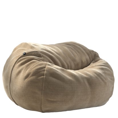 Vetsak Beanbag, L (H 90 x Ø 140 cm), Cord velours - Sand
