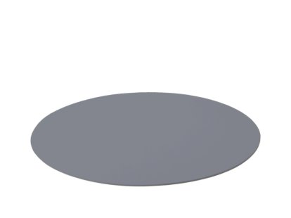 Filzauflage für Componibili, 1, Rund, ø 40 cm, 028 uni grau hell