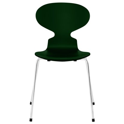 Ameise 3101 Stuhl, Lack, Evergreen, Chrome