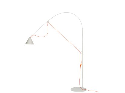 Details Midgard Ayno L Stehleuchte Ayno L Stehleuchte, Seidengrau, Orange, 2700 K