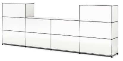 USM Haller Theke Typ 3, Reinweiß RAL 9010, 35 cm