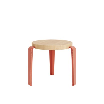 Mini Lou Kinderhocker, Eiche massiv, Flamingorosa