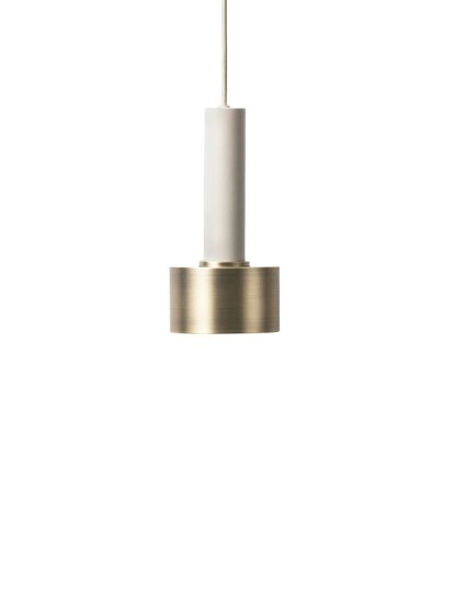 Details Ferm Living Collect Lighting Collect Lighting, Hoch, Light grey, Disc, Messing