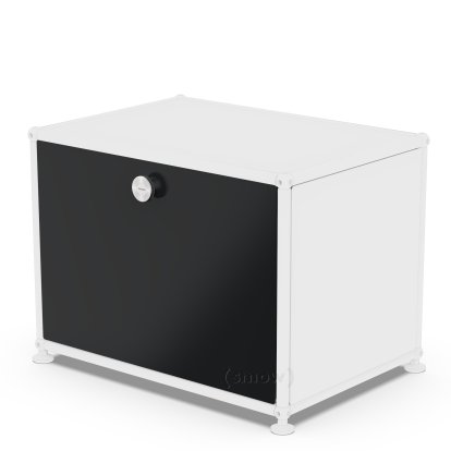 USM Haller Klapptür für USM Haller Regale, 50 cm x 35 cm, Graphitschwarz RAL 9011