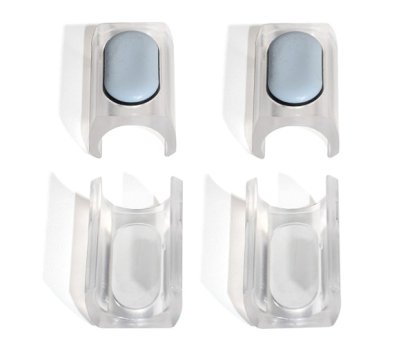 Kufengleiter für Tecta-Kragstühle (4er Set), 4 x Rundrohr