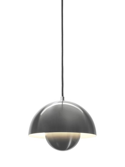 Flowerpot VP1 Pendelleuchte, Chrome-plated