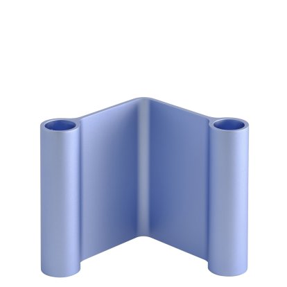 Pair Kerzenhalter, Light blue, H 11 cm