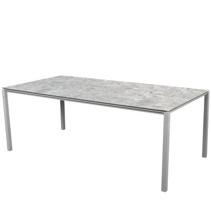 Pure Tisch, 200 cm x 100 cm, Multi colour, Light grey