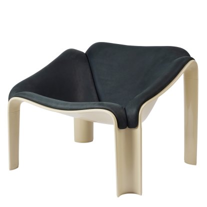 F300 Loungesessel, Pastellgrün, Sørensen Leder - Dunes