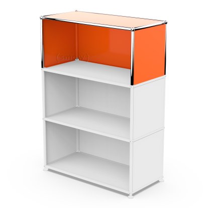 USM Haller Anbaupaket Vertikal 1, Reinorange RAL 2004, 35 cm