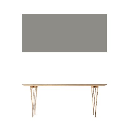 Spanoto, FU (Sperrholz, Birke) Linoleum grau, 190 cm