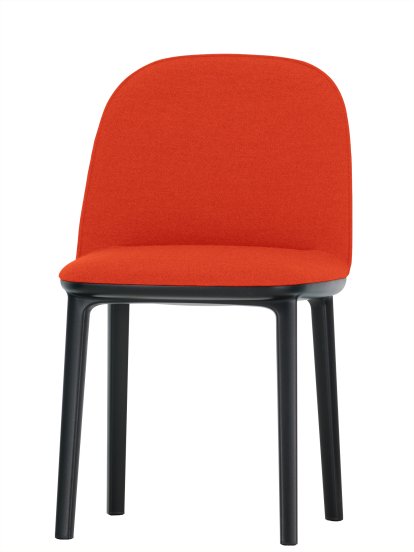 Softshell Side Chair, Orange, Filzgleiter für harte Böden