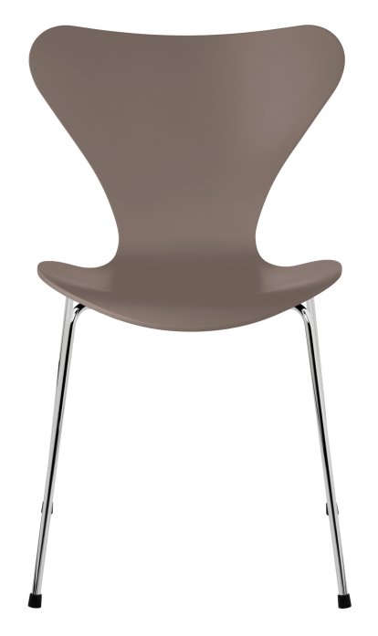 Serie 7 Stuhl 3107, Lack, Deep clay, Chrome