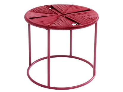 Acapulco Beistelltisch Outdoor, Granatrot / granatrot