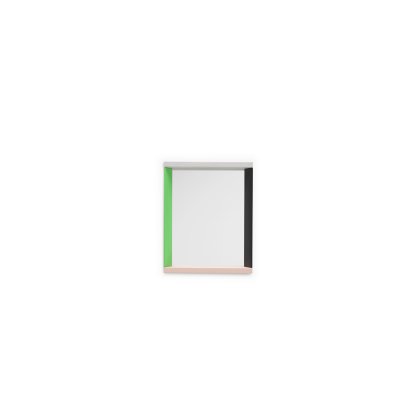 Colour Frame Mirror, Klein (48 cm x 38,5 cm), Grün / Rosa