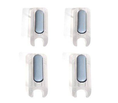 Kufengleiter für Tecta-Kragstühle (4er Set), 4 x Tube Aplati