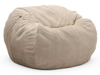Vetsak Beanbag, M (H 70 x Ø 110 cm), Cord velours - Sand