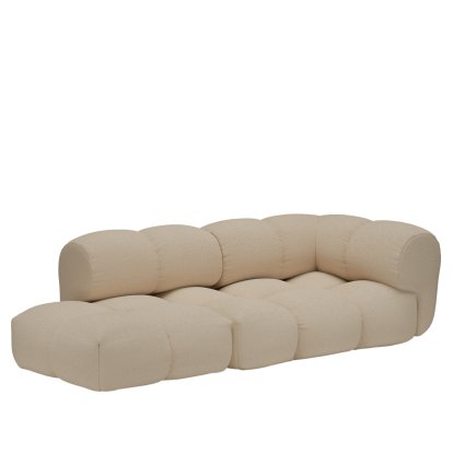 Sander Sofa Design 5, Armlehne rechts, Nuvem - Alabaster 121
