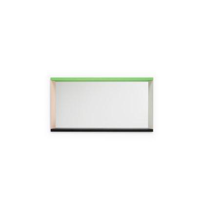 Colour Frame Mirror, Mittel (48 cm x 91 cm), Grün / Rosa