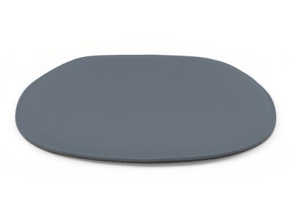 Sitzauflage für Eames Side Chairs, Mit Polster, uni grau hell