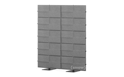 USM Privacy Panels Akustikwand, 1,50 m (2 Elemente), 1,79 m (5 Elemente), Anthrazitgrau