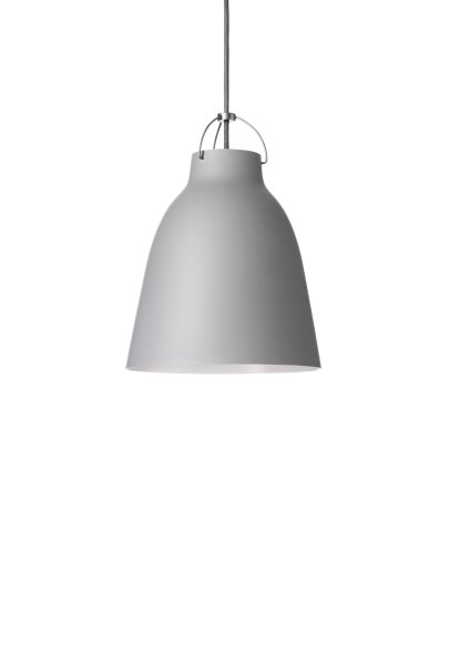 Details Fritz Hansen Caravaggio Matt Pendelleuchte Caravaggio Matt Pendelleuchte, P2 (Ø 25,8 cm), Hellgrau