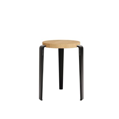 Lou Hocker, Massivholz, Eiche massiv, Graphitschwarz