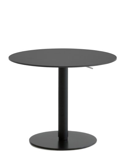 Brio Tisch, Schwarz, 52-70 cm