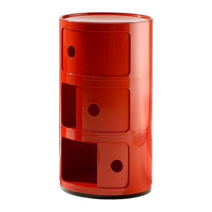 Componibili rund 3 Fächer, Rot